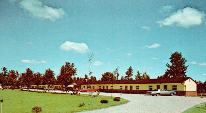 City Motel - Vintage Postcard